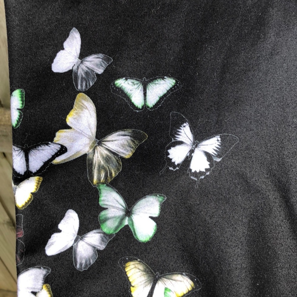 ALO Yoga Black Gypset Goddess Butterfly Leggings: Size Small - Picture 6 of 16